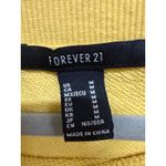 Forever 21 Yellow Honey Embroidered Sweatshirt Oversized Size Medium Basics Photo 4
