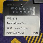 Nike NWT Women's Northern Iowa Panthers Short Sleeve V-neck Tee Purple M Medium Photo 4