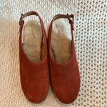 MADEWELL The Marlo Women's Suede Slingback Shoes Red Size 7 Photo 1