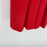 Trina Turk Belted Pleated Sleveless Ponte Dress Red Size 6 Photo 1