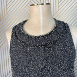 Stitch Fix 41Hawthorn Albury Fringe Trim Tweed Top Black Photo 1