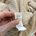 Lucky Brand Women's Large  Cowl Neck Thermal Sweater Long Sleeve Top Beige Photo 4