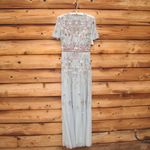 Mac Duggal  9136 Womens Embellished High Neck Butterfly Sleeve Gown 6 Photo 4