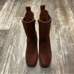 Journee Collection  Chestnut Heeled Boots Size 7 Photo 3