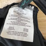 Aqua Green  Women's Black Mesh Insert One Piece Swimsuit - Size Small - NWT Photo 1