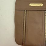 Michael Kors MICHAEL  Moxley Crossbody Moto Bag Small Khaki Tan Leather Photo 3