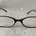 Calvin Klein 641 051 Eyeglasses Frames ONLY Japan 48-18-140 Black Horn/Brown Photo 0