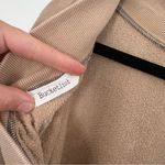 Bucketlist medium KHAKI EXPOSED SEAM TWIST OPEN BACK OVERSIZED SWEATSHIRT Tan Photo 4