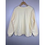 Breckenridge Vintage  Yellow Floral Embroidered Crew Neck Sweatshirt Size XL Photo 3