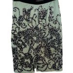 Anthropologie  Moulinette Soeurs Fable Embroidered Pencil Skirt Mint Womens Sz 4 Photo 3