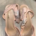 Lulus Lulu’s Pink Tweed Sandals(Size 10) Photo 8