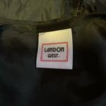 Vintage Crushed Velvet Floral Vest – Y2K Holiday Glam Black Size L Photo 2