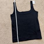 J.Crew NWT Essential Square Neck Tank Top, black, size small Photo 7