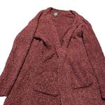 Bobeau Plum/Burgundy Knitted Cardigan by Photo 1