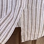 Ellen Tracy  Women's Beige Striped Blouse Photo 3