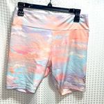 Converse All Star Girls XL (13–15Y) Tie-Dye Bike Shorts Pastel Cloud Print Photo 0