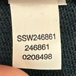 J. Jill Cotton Rayon Blend Button Down Pocket Sweater Cardigan, Size 4X Blue Photo 9