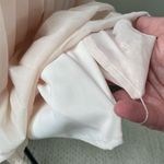 Victoria's Secret Victoria’s Secret Cream Ivory Satin Slip Dress Pleated Skirt Dk Grey Rhinestone Photo 8