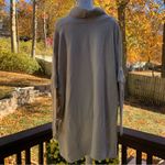 RD Style  Calandri Beige Poncho Cowl Neck Oversized Drape Sweater Size XS S Photo 4