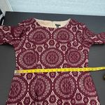 R&K Red Short Sleeve Neck Lined Career Shift Lace Dress Plus Size 14 Photo 8