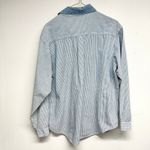 Vtg CASEY & MAX Blue 90's Styled Button Down Embroidered Long Sleeve Button Up Size M Photo 3
