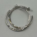NEW REAL SIMPLE RS silver and gold fashion hoop earrings Photo 4