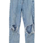 American Eagle  Distressed Mom Straight Jeans Women's 2 Regular Photo 0