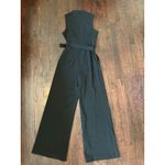 EXPRESS  Belted Black Minimalist Jumpsuit Size XS Photo 2