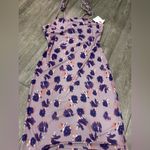 Open Edit Chic Lavender Floral Mini Dress Photo 3