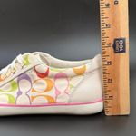 Coach Barrett Multicolor Signature C Poppy Low Top Lave up Sneakers Size 7.5B Photo 7