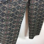 ZARA NWT Boho Woven Linen Printed Tribal Crop Wide Leg Jumpsuit XS Photo 7