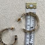 Lulus Cheetah print open hoops Photo 2