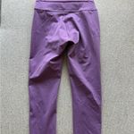 Peloton  Lavender Workout Cropped Leggings Photo 5