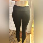 PINK - Victoria's Secret Victoria's Secret Pink Bling Ombre Rainbow Sequin Cotton Black Yoga Leggings Photo 15