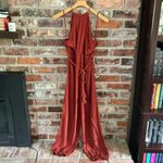 Anthropologie Elevenses  Orange Jumpsuit, S Photo 2