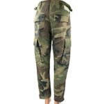 RE/DONE  Women's Green Camo Camouflage Mid Rise Straight Cargo Trouser Pants 26 Photo 2