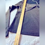 Reformation  Black gold sybil knit top is a scoop neck Photo 5