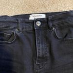 Reformation  Serena faded and destroyed black skinny jeans Photo 1