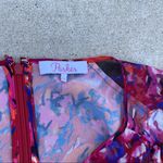 Parker Marengo Silk Floral Guava Blooms Dress size 2 Photo 9