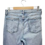 Rag and Bone  Nina High Rise Ankle Cigarette Jeans Women’s Size 30 Lou Wash Raw Hem Photo 8