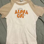 Hang Loose Hut Alpha Chi Omega Baby Tee Photo 0