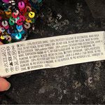 Endless Rose  S Multicolored Sequin Top long sleeve shoulder pads lined disco Photo 3