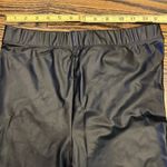 Forever 21 Black Faux Leather High Rise Leggings Women’s Size Medium Photo 2