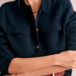 Sézane Sezane Betty Cardigan in Navy Crochet Photo 0