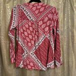 Show Me Your Mumu  Thatcher Tie Front Paisley Peasant Top XS Photo 1