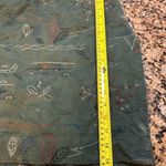 Meadow Rue Olive Green Pencil Skirt Size 8 Geo Embroidery Lined‎ Knee Straight Photo 6