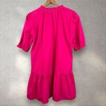 CARYN LAWN Pink Clare Dress Short Sleeve One Size Cotton‎ Poplin NWT Photo 7