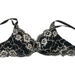 Floral Bra Full Coverage Flowers Intimates Sexy Feminine Casual Black Size undefined Photo 0