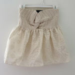 Forever 21 Cream Babydoll Top Photo 0