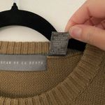 Oscar de la Renta  Plaid Sweater XL Brown Photo 3